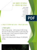 Bài 32: Hiện Tượng Quang - Phát Quang