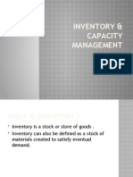 Inventory & Capacity Management