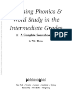 Teaching Phonics & Word Study in The Intermediate Grades: A Complete Sourcebook