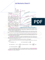 Fluid Mechanics Sheet-01: Vwxyz (/) B C