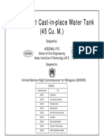 D318-2016a Ferrocement Water Reservoir 45m3 (UNHCR)