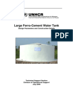 Ferrocement Water Tank Design Parameters and Construction Details (UNHCR, 2006)