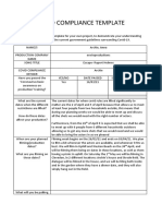 Covid Compliance Form