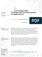La Technologie NFC - Principes de Fonctionnement Et Applications