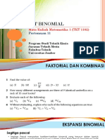 9 - Deret Binomial