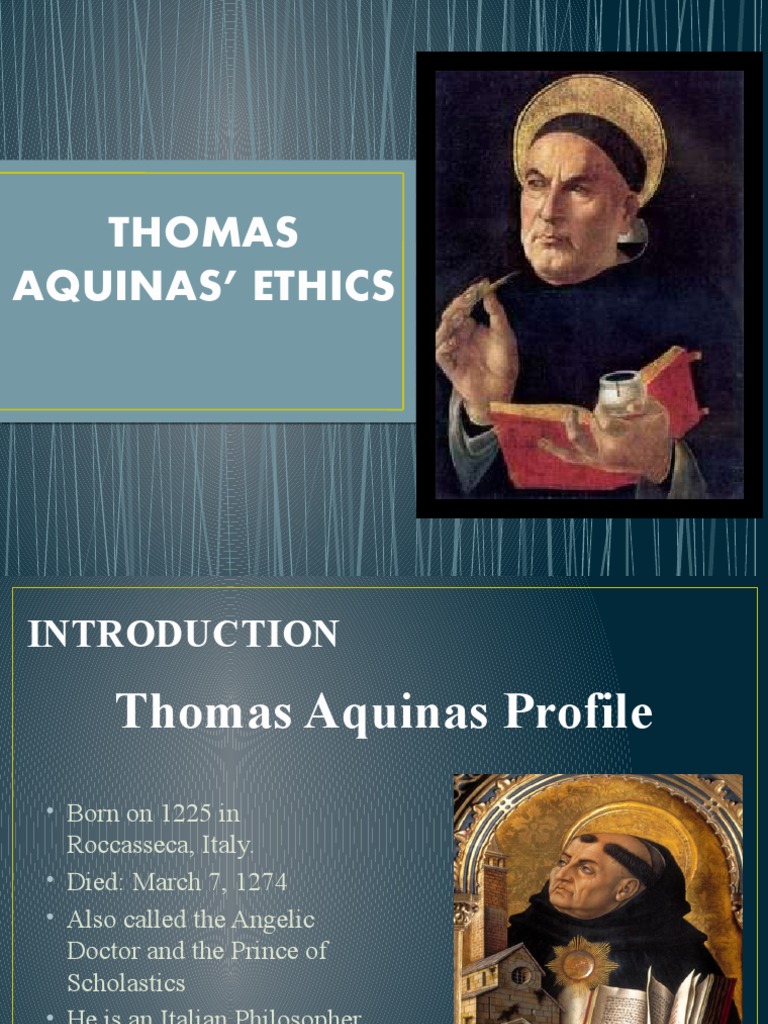 Aquinas' Ethics: Natural Law and Virtue | PDF | Thomas Aquinas ...