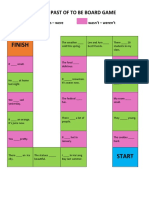 Finish: Simple Past of To Be Board Game