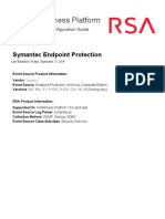 Rsa Netwitness Platform: Symantec Endpoint Protection