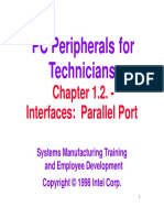PC Peripherals For Technicians: Chapter 1.2. - Interfaces: Parallel Port