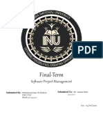 Final-Term: Software Project Management