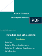 Chapter Thirteen: Retailing and Wholesaling