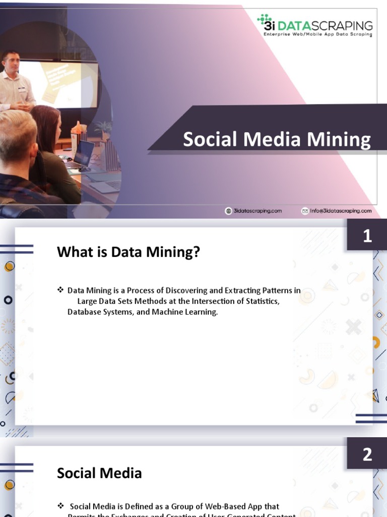 Social Media Data Mining Services - 3i Data Scraping | PDF | Social ...