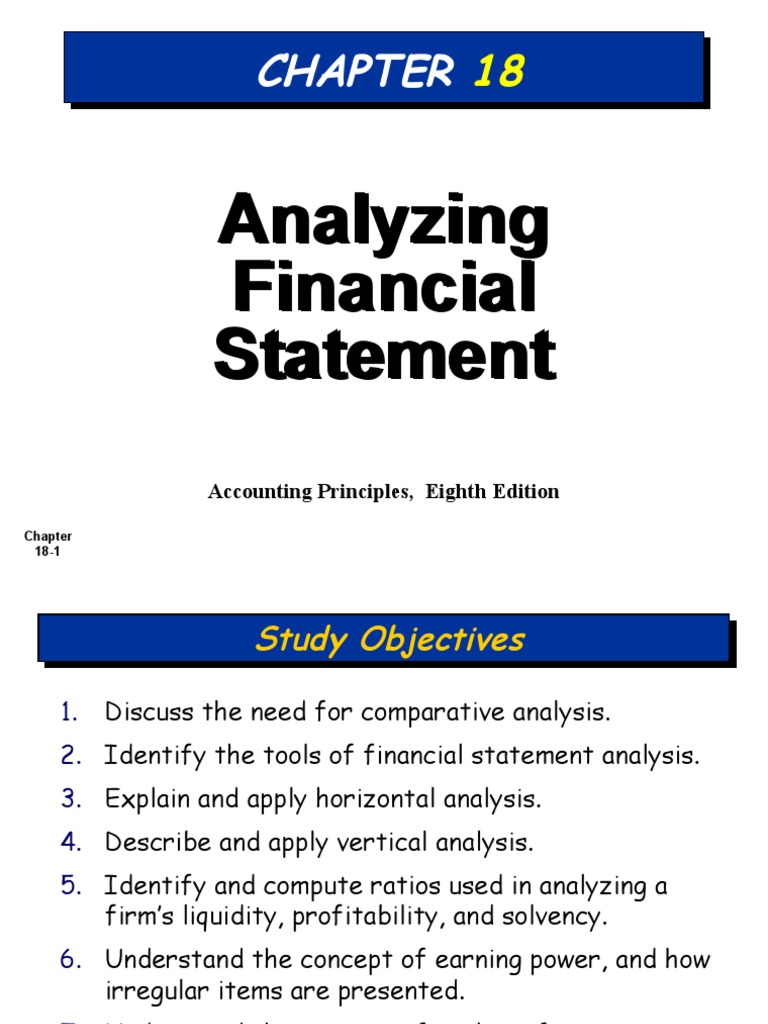 Analyzing Financial Statement Analyzing Financial Statement: Accounting ...