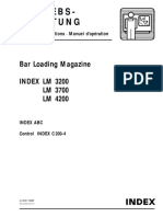 Betriebs-Anleitung: Bar Loading Magazine Index LM 3200 LM 3700 LM 4200