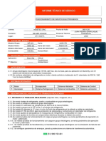 Informe Técnico Servicio MP-20I X25516D