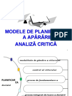Modele de Planificare A Apărării. Analiză Critică