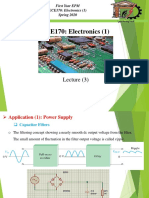 ECE170: Electronics (1) : Lecture