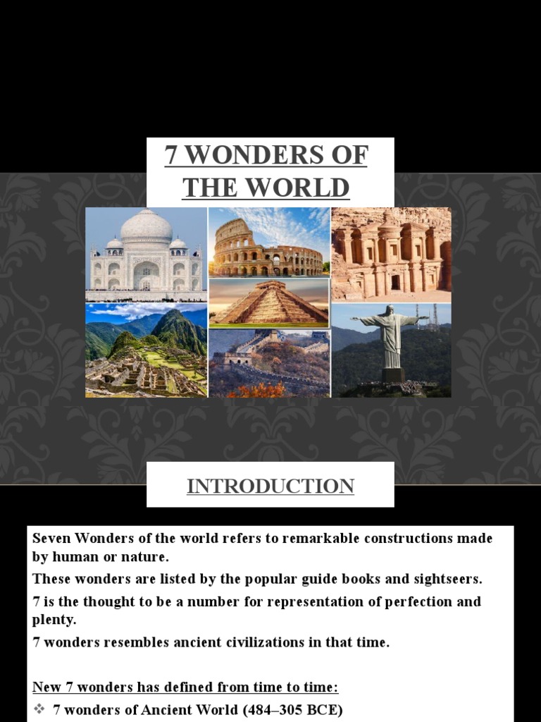 7 Wonders of The World | PDF