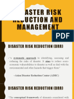Disaster Risk Reduction AND MANAGEMENT