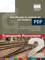 INFORME PRESIDENCIAL Transporte Ferroviario-140313133501-Phpapp02