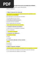 Examen de TIC: 30 Preguntas y Respuestas | PDF | Informática