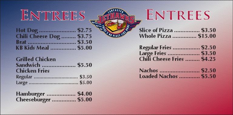 Affordable Entree Menu Options | PDF