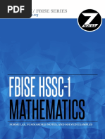 FBISE Mathematics Series Complete Notes