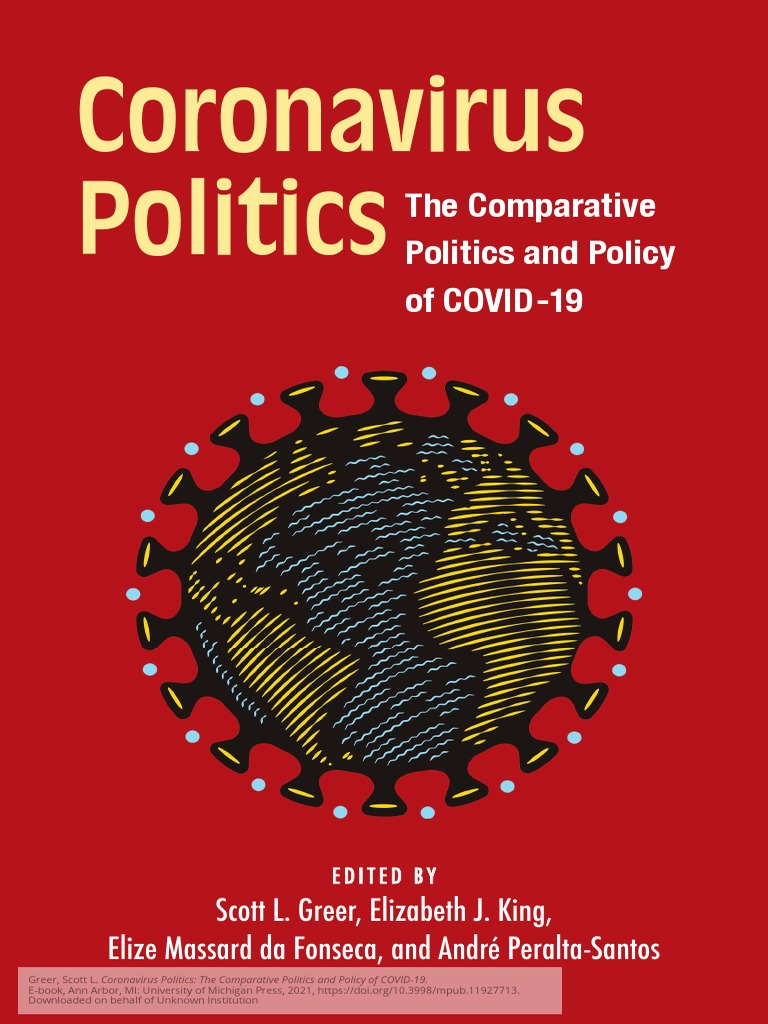 Coronavirus Politics: The Comparative Politics and Policy of Covid-19 | PDF  | Public Health | Vaccines