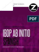 IBDP SL Spanish AB Initio Series Complete Notes