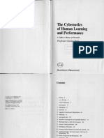 Gordon Pask - The Cybernetics of Human Learning and Performance - A Guide To Theory and Research - Hutchinson Educational (1975)