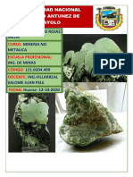 Descripcion de Minerales