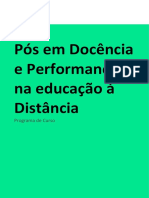 EMENTA - Docência e Performance Na Educação A Distância.20203