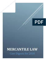 Merchantile Law Cases