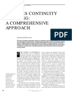 2004 - Business Continuity Planning - A Comp Approach