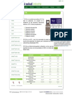 OXIGEN Salud - Industria - Menú - Gases Refrigerantes - Ficha Técnica