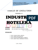 Trabajo Consultoria Estrategias Competitivas - Industria Hotelera