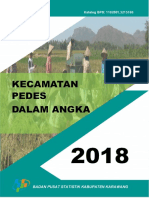 Kecamatan Pedes Dalam Angka 2018