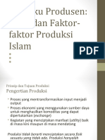 Produksi Islam: Prinsip, Tujuan, dan Faktor