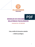 Modelos de Documentos e Relatórios Psicológicos