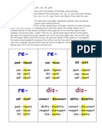 Lesson 32a, Prefix and Suffix Game, Happy Families