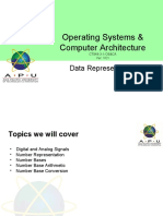 Operating Systems & Computer Architecture: Data Representation