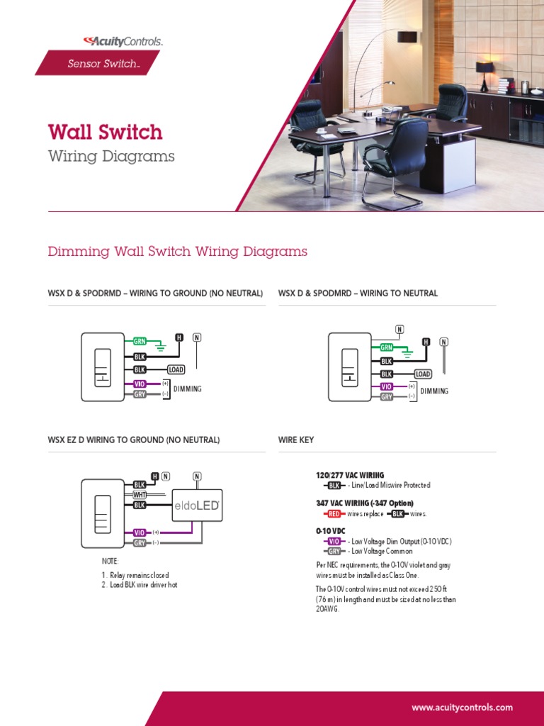 Wall Switch Wiring Diagrams PDF Switch Components