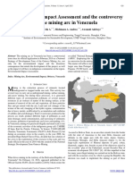 Environmental Impact Assessment and The Controversy of The Mining Arc in Venezuela