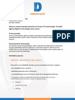 Proposta Criação de Brandisng Para Marca