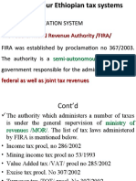 The Tax Organization System: The Federal Inland Revenue Authority /FIRA