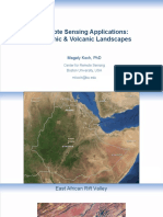 Remote Sensing Applications: Tectonic & Volcanic Landscapes: Magaly Koch, PHD