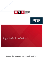 S01.s1 Tasas de Interés y Capitalización, Valor Del Dinero en El Tiempo