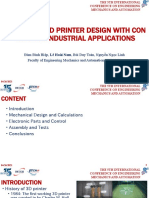 A Study On 3D Printer Design With Con Veyor in Industrial Applications