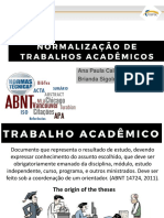 SAU Normalização de Trabalhos Academicos - 1