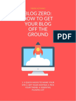 Blog Zero: How To Get Your Blog Off The Ground: Meera Kothand